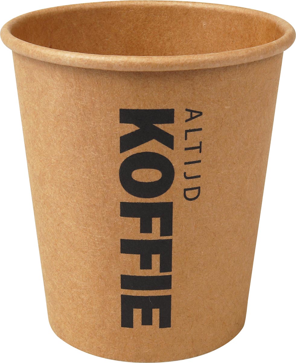 Beker uit karton (altijd koffie), 177 ml, diameter 72 mm, pak van 50 stuks afbeelding