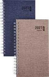 Brepols agenda Ecorama, Kazar, assorti, 2027, à reliure spirale