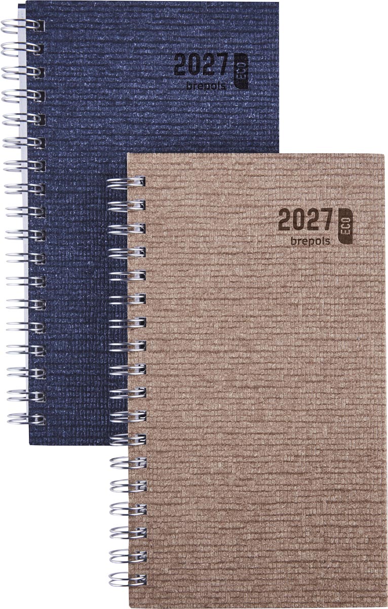 Brepols agenda Ecorama, Kazar, assorti, 2027, spiraalgebonden