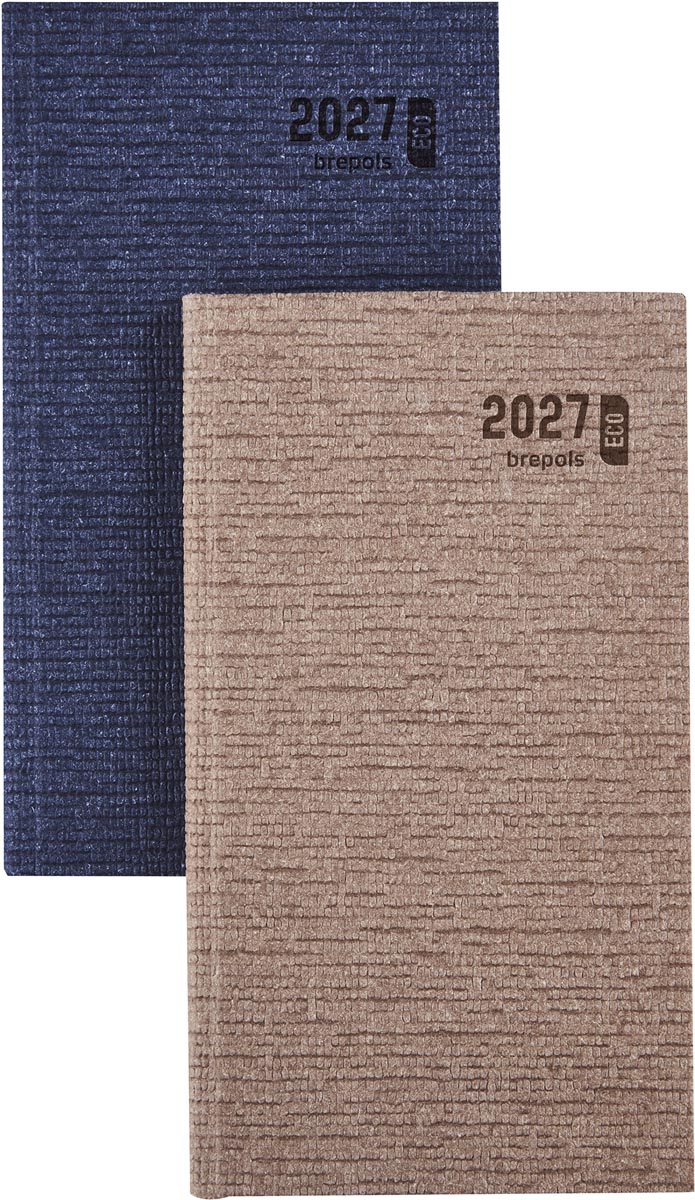 Brepols agenda Ecorama, Kazar, assorti, 2027, boekgebonden