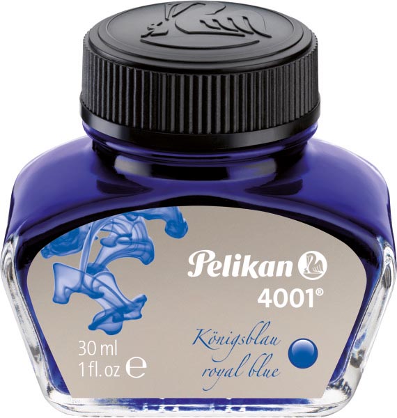 Pelikan vulpeninkt 4001 koningsblauw afbeelding