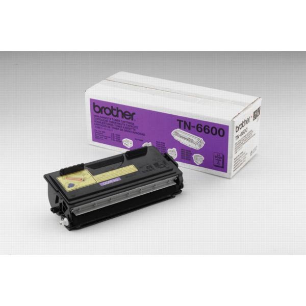 Brother toner, 6.000 pagina's, OEM TN-6600, zwart