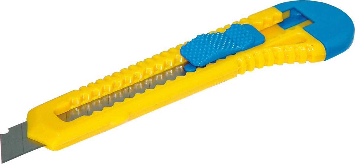 OFFICE products office cutter, 18 mm, blauw/geel afbeelding