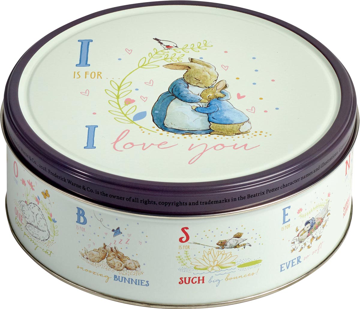 Hamlet koeken Peter Rabbit, metalen doos van 150 gram