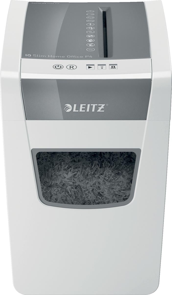Leitz IQ Slim Home Office Papiervernietiger P4 afbeelding