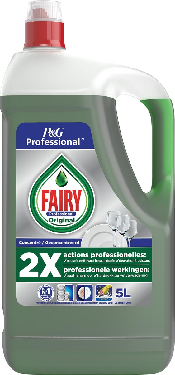 Dreft afwasmiddel Fairy, bidon van 5 liter