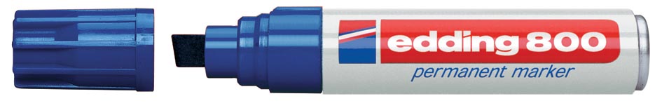 Edding permanent marker e-800 blauw afbeelding