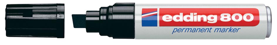 Edding permanent marker e-800 zwart afbeelding