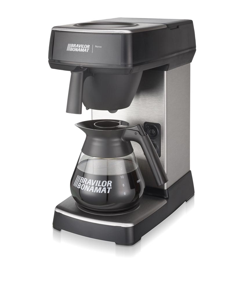 Bravilor Bonamat filterkoffieapparaat Novo met glazen koffiekan afbeelding