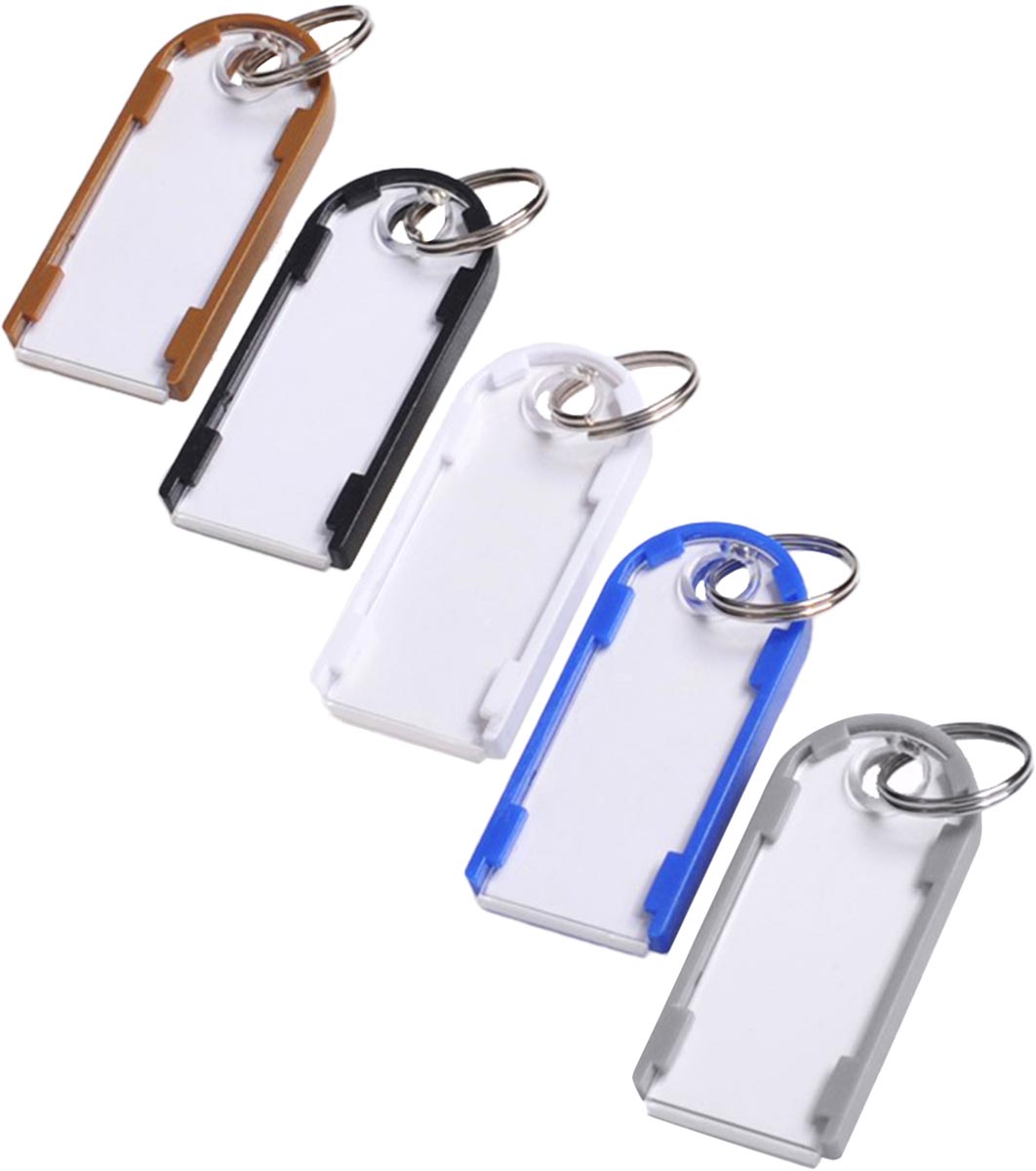 Pavo Magnettag sleutelhanger, pak van 10 stuks, assorti