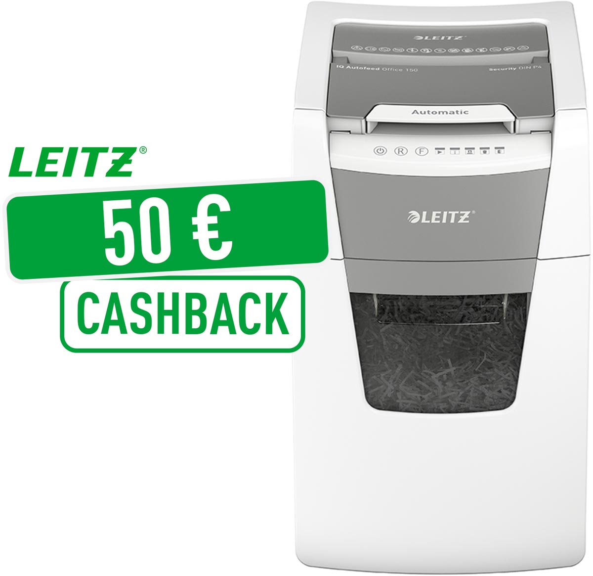 Leitz IQ Autofeed small office 150 papiervernietiger P4