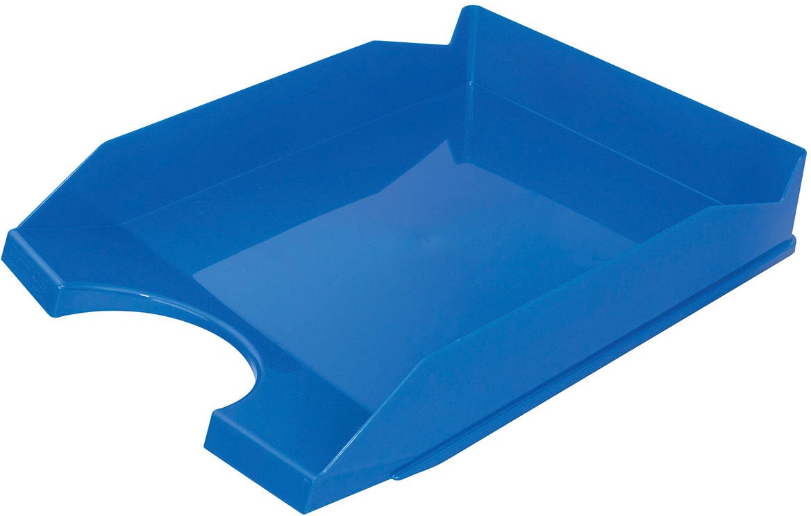 OFFICE products brievenbakje, ft A4, PP, blauw afbeelding
