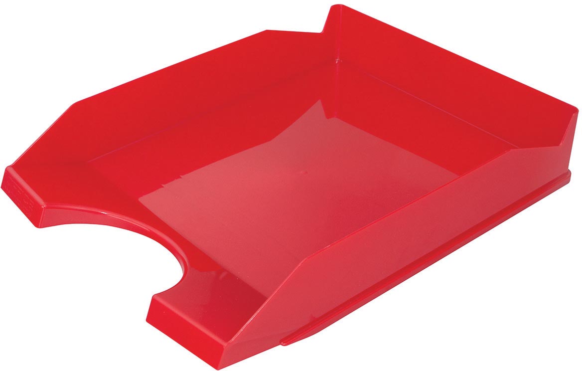 OFFICE products brievenbakje, ft A4, PP, rood afbeelding