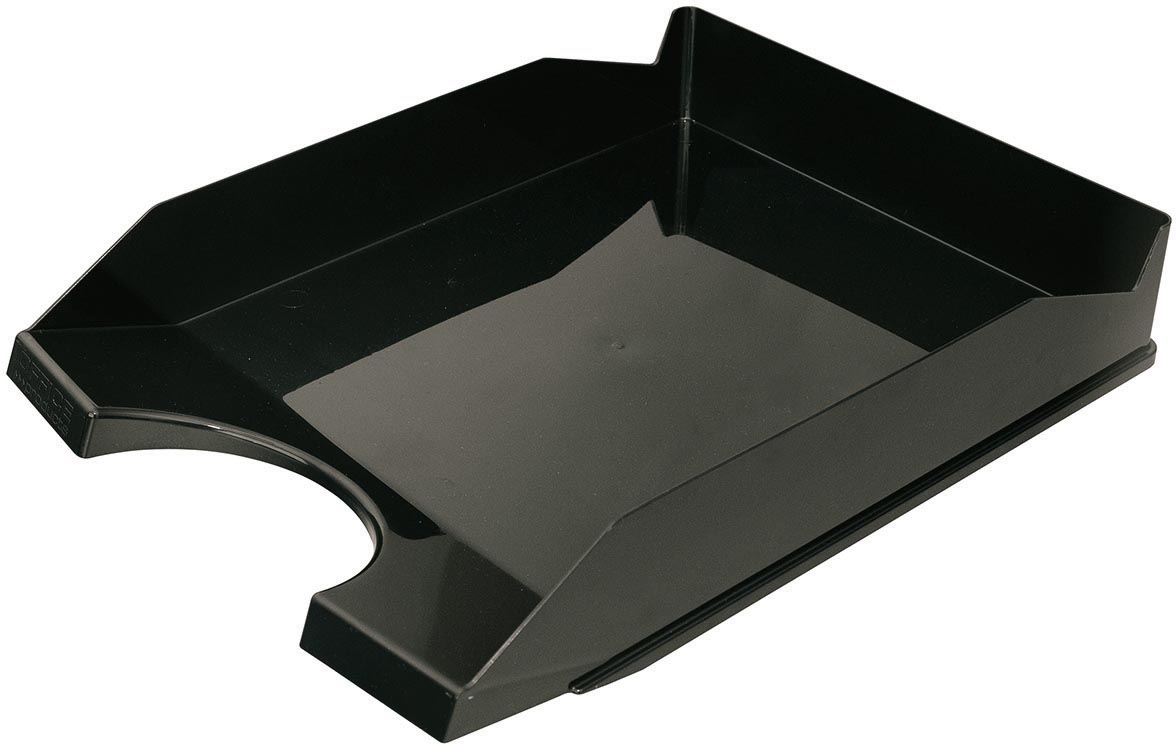 OFFICE products brievenbakje, ft A4, PP, zwart afbeelding