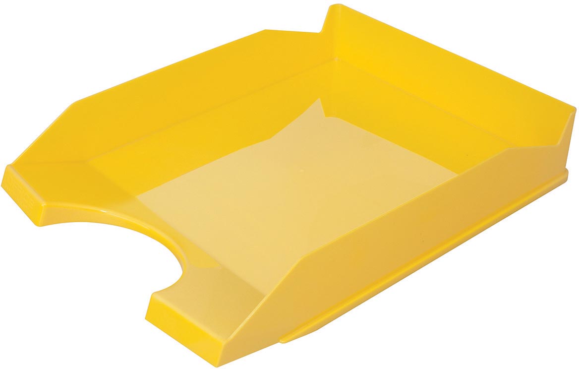 OFFICE products brievenbakje, ft A4, PP, geel afbeelding