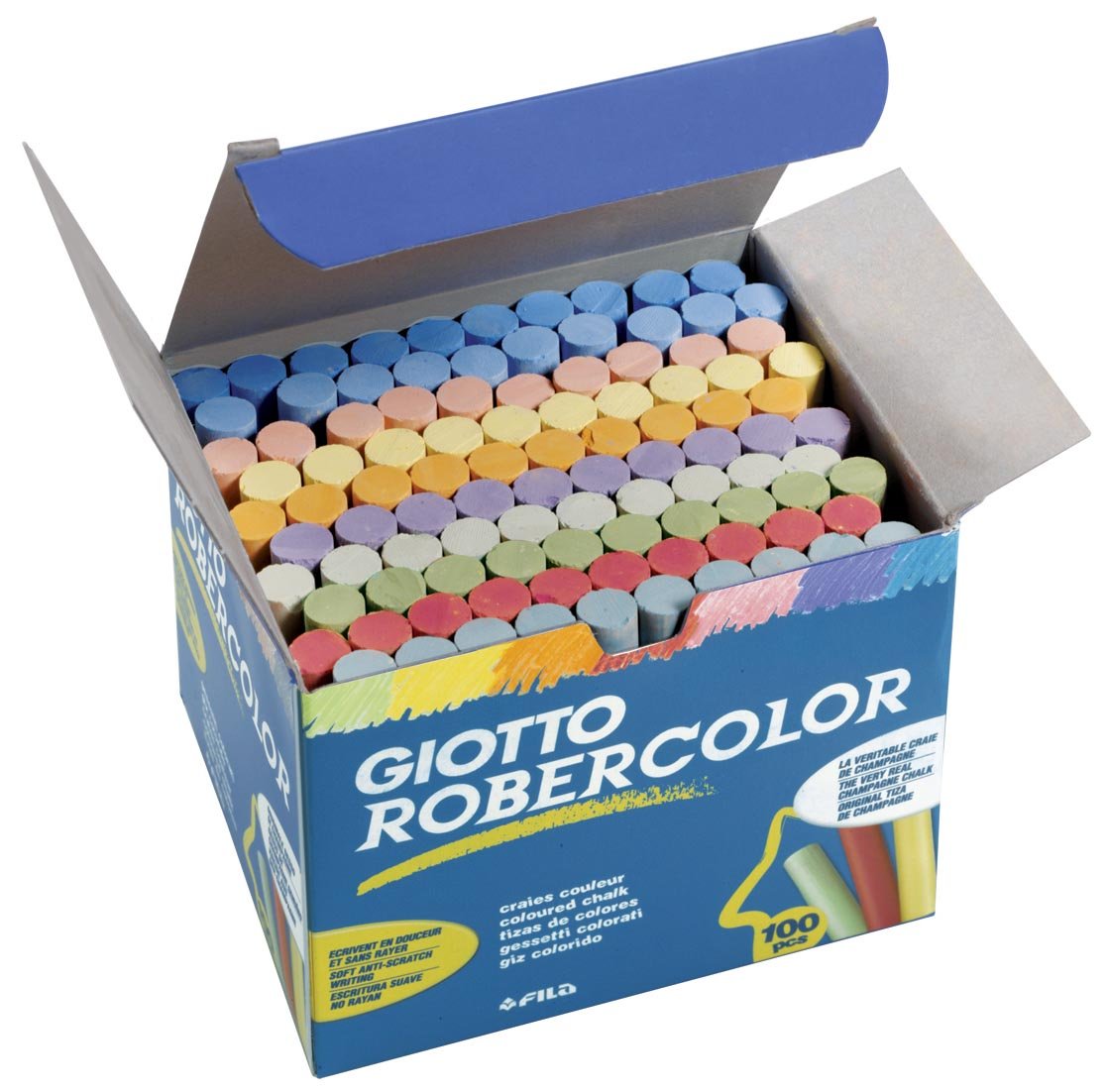 Giotto krijt Robercolor geassorteerde kleuren afbeelding