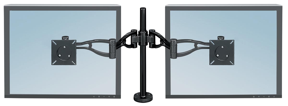 Fellowes Vista Series monitorarm, voor 2 schermen afbeelding
