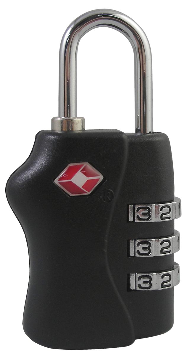 TSA slot met 3 cijferige combinatie afbeelding