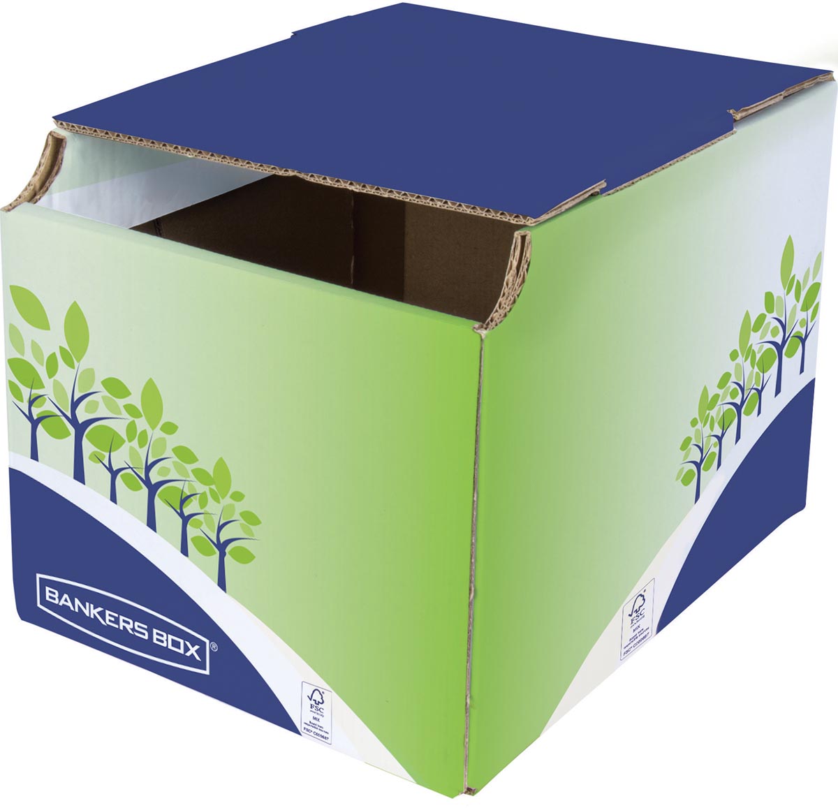 Bankers Box Prullenbak, FSC gecertificeerd karton afbeelding