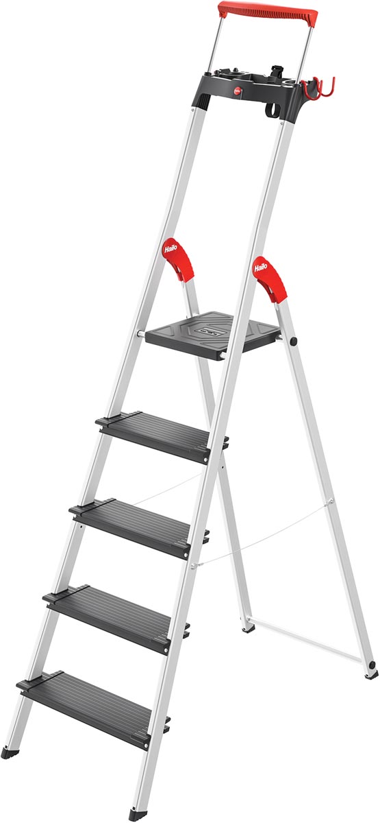 Hailo trapladder Topline L100, 5 treden Hailo trapladder Topline L100, 5 treden