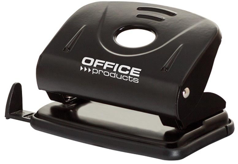 Office Products perforator, 25 blad, in metaal, zwart