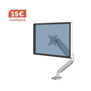 Fellowes Platinum Series monitorarm enkel, zilver afbeelding