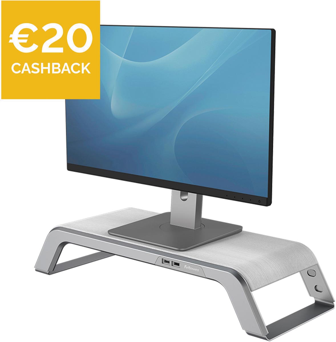Fellowes Hana monitorstandaard, wit Fellowes Hana monitorstandaard, wit