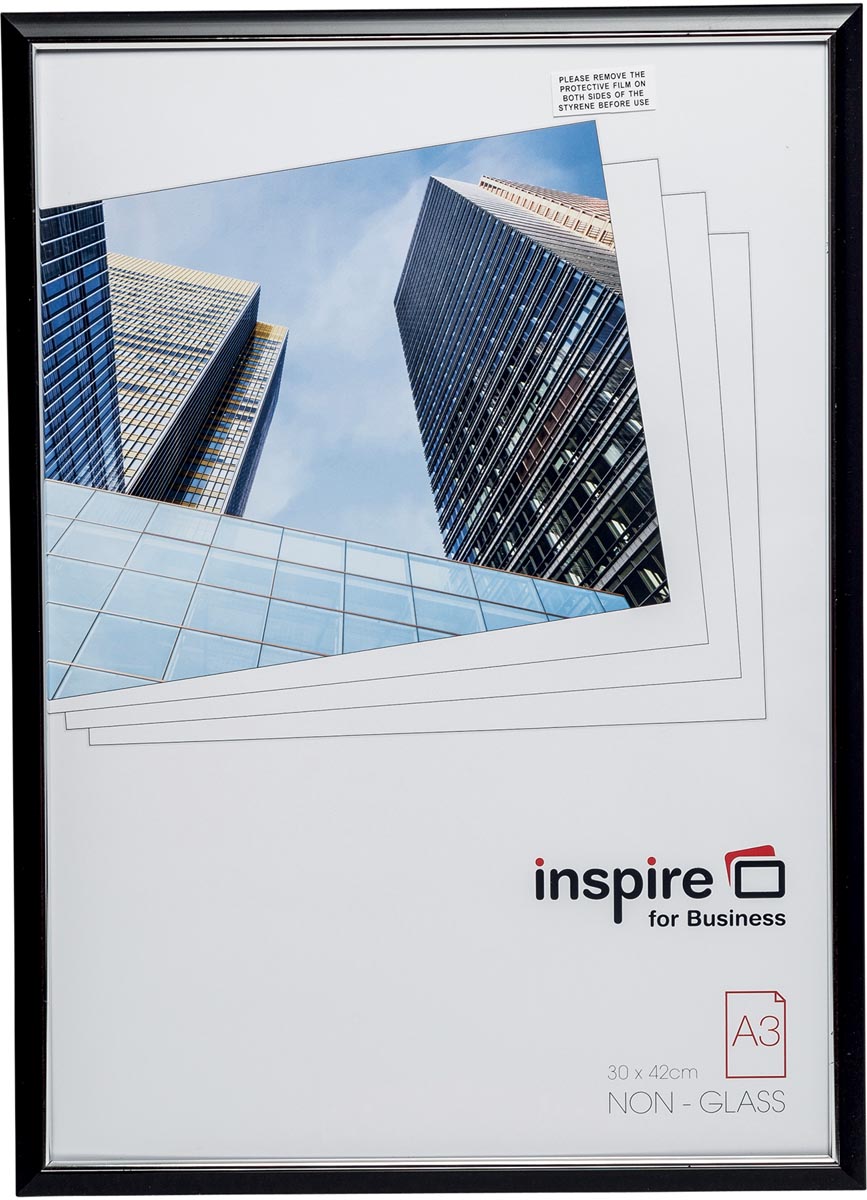 Inspire for Business fotokader Easyloader, zwart, ft A3 afbeelding