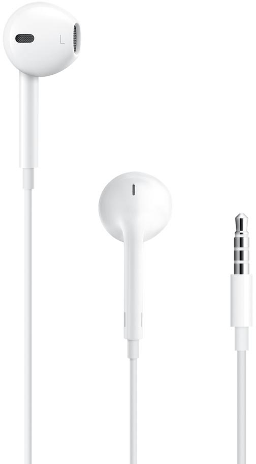 Apple EarPods, 3.5 mm jack, wit afbeelding