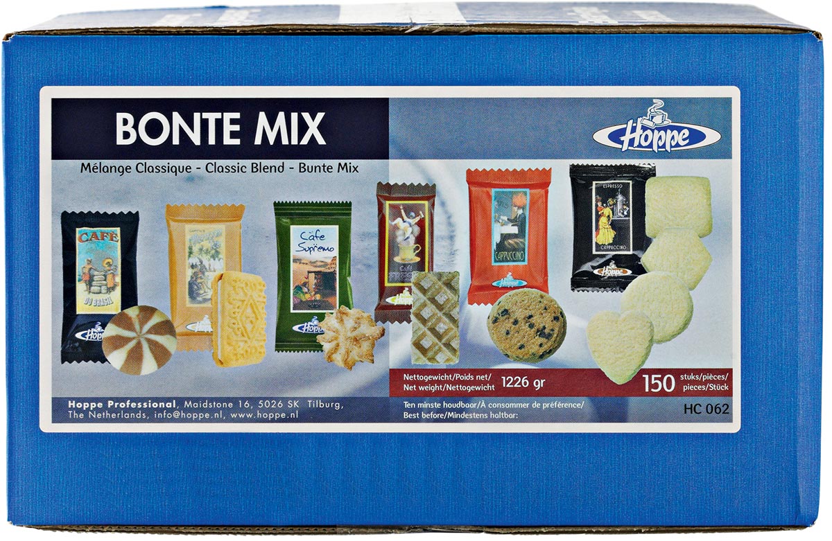 Hoppe Koekjes Bonte Mix 6 Soorten 150 Stuks huismerk kopen in de aanbieding