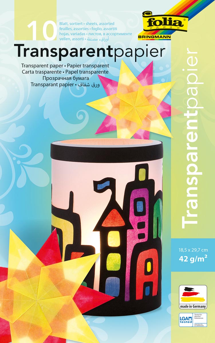 Folia transparant papier afbeelding