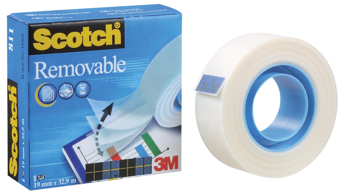 Scotch plakband Magic Tape Removable afbeelding