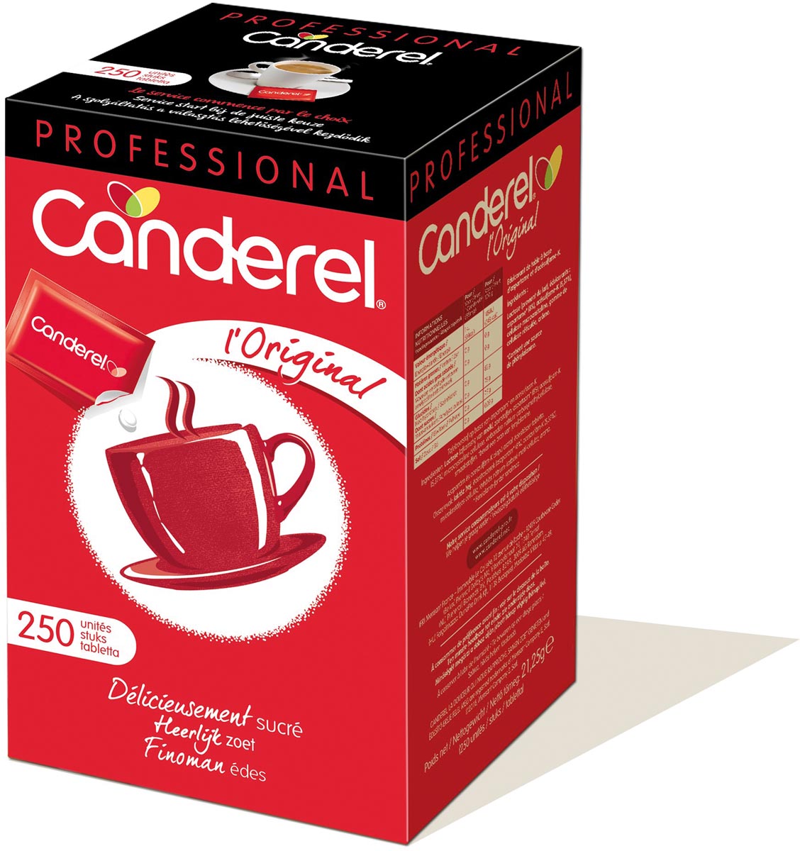 Canderel suikertablets 85 g, doos van 250 stuks afbeelding