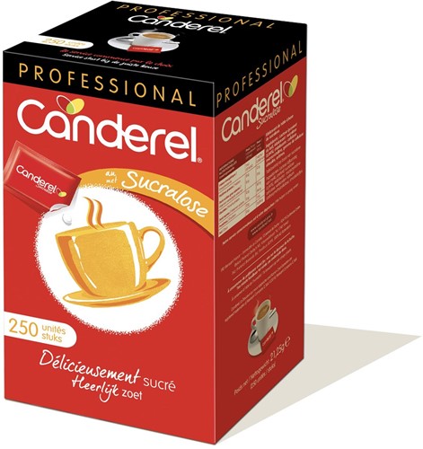 Canderel suikertablets 0,085 g, sucralose, doos van 250 stuks