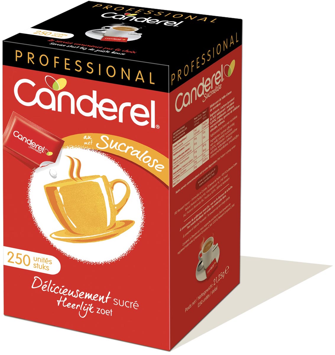 Canderel suikertablets 0,085 g, sucralose, doos van 250 stuks