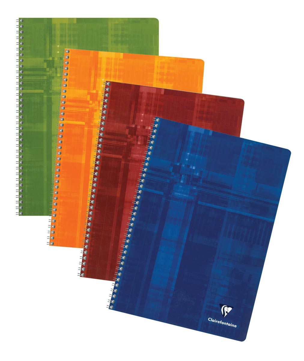 Clairefontaine schrift ft A4, 100 bladzijden, geruit 5 mm, met kantlijn afbeelding