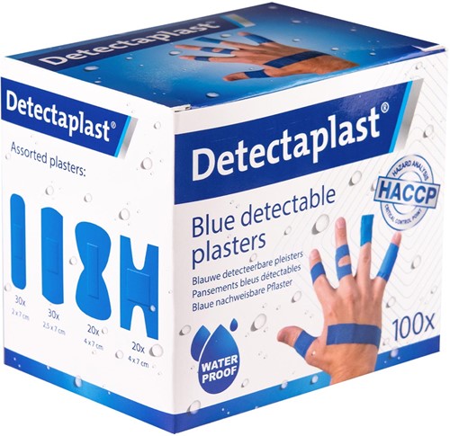 Detectaplast Universal pleister, assorti afmetingen, pak van 100 stuks-3