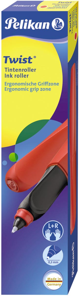 Pelikan Twist roller, in doosje, rood (Fiery Red) Pelikan Twist roller, in doosje, rood (Fiery Red)