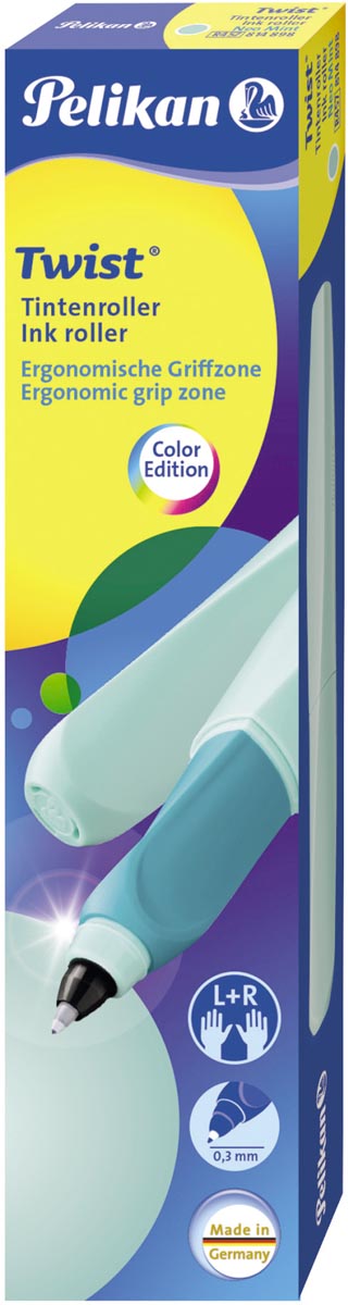 Pelikan Twist roller, in doosje, groen (Neo Mint) Pelikan Twist roller, in doosje, groen (Neo Mint)