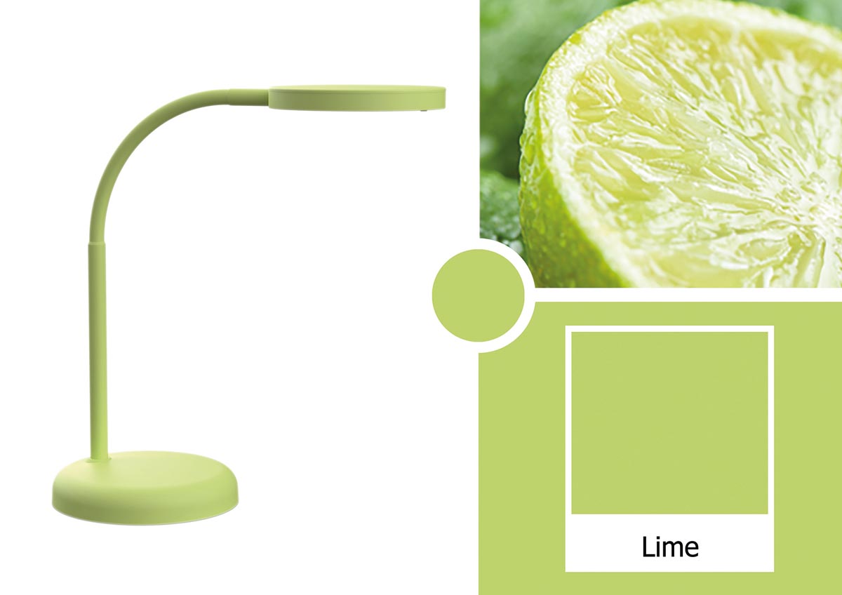 MAULjoy bureaulamp, LED, op voet, lime green