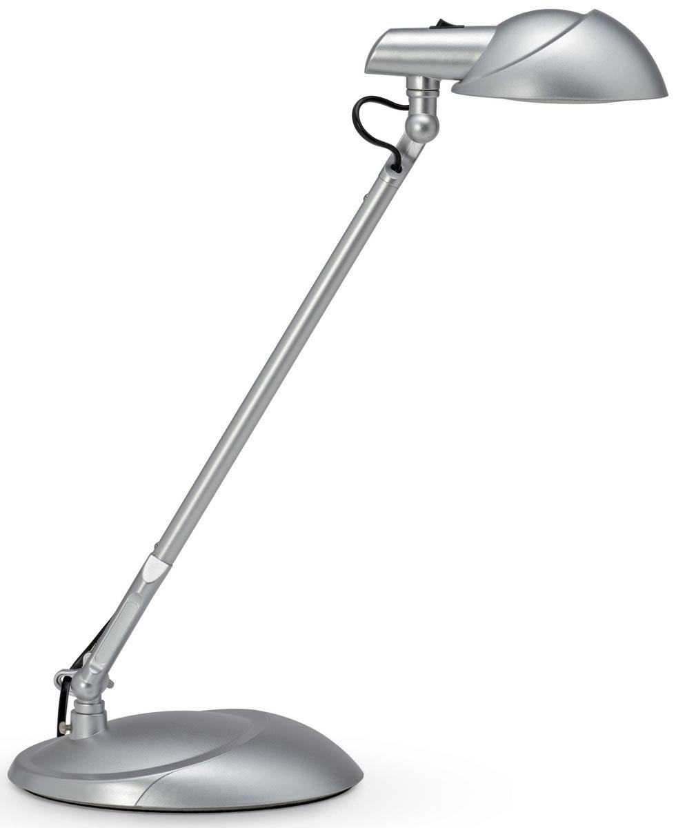 MAUL bureaulamp LED Storm op voet, zilver MAUL bureaulamp LED Storm op voet, zilver