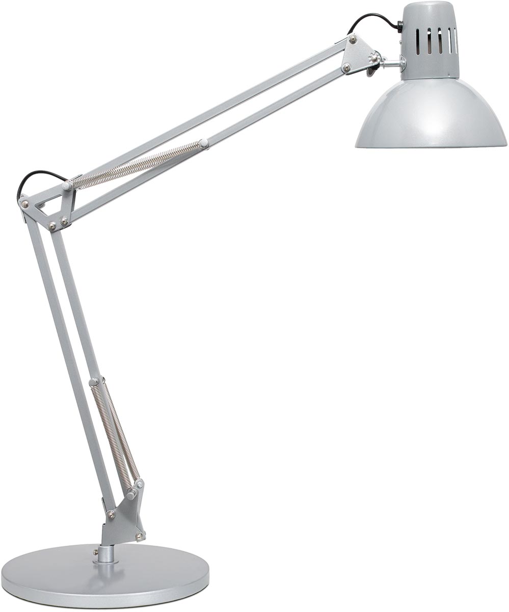 MAULstudy bureaulamp, op voet, zilver afbeelding