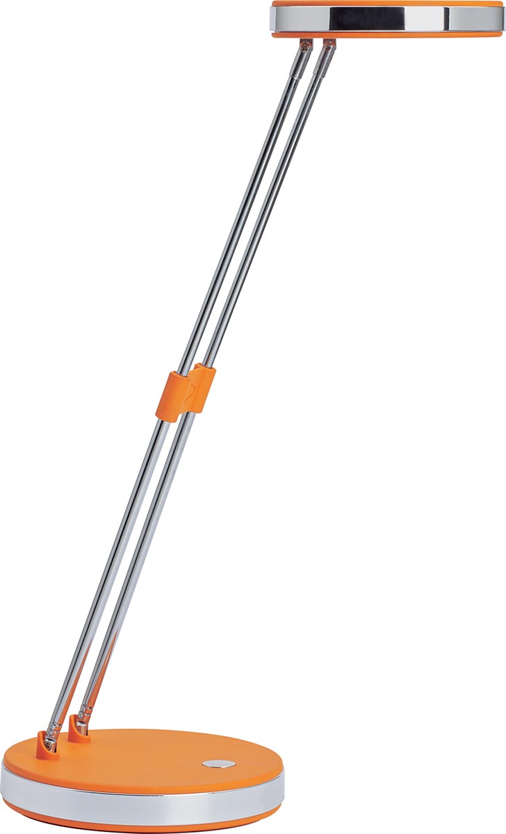 Maul bureaulamp MAULpuck, LED-lamp, oranje