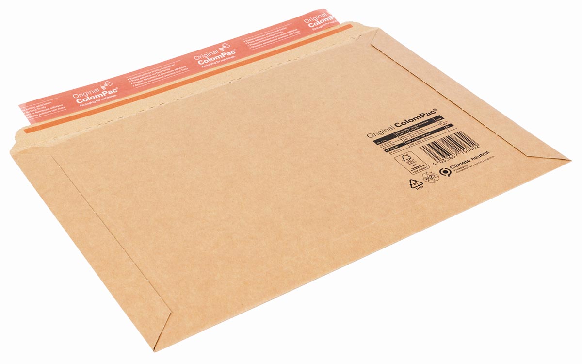 Verzendenvelop met plakstrip aan lange zijde, ft 50 x 250 x 360 mm, bruin Verzendenvelop met plakstrip aan lange zijde, ft 50 x 250 x 360 mm, bruin