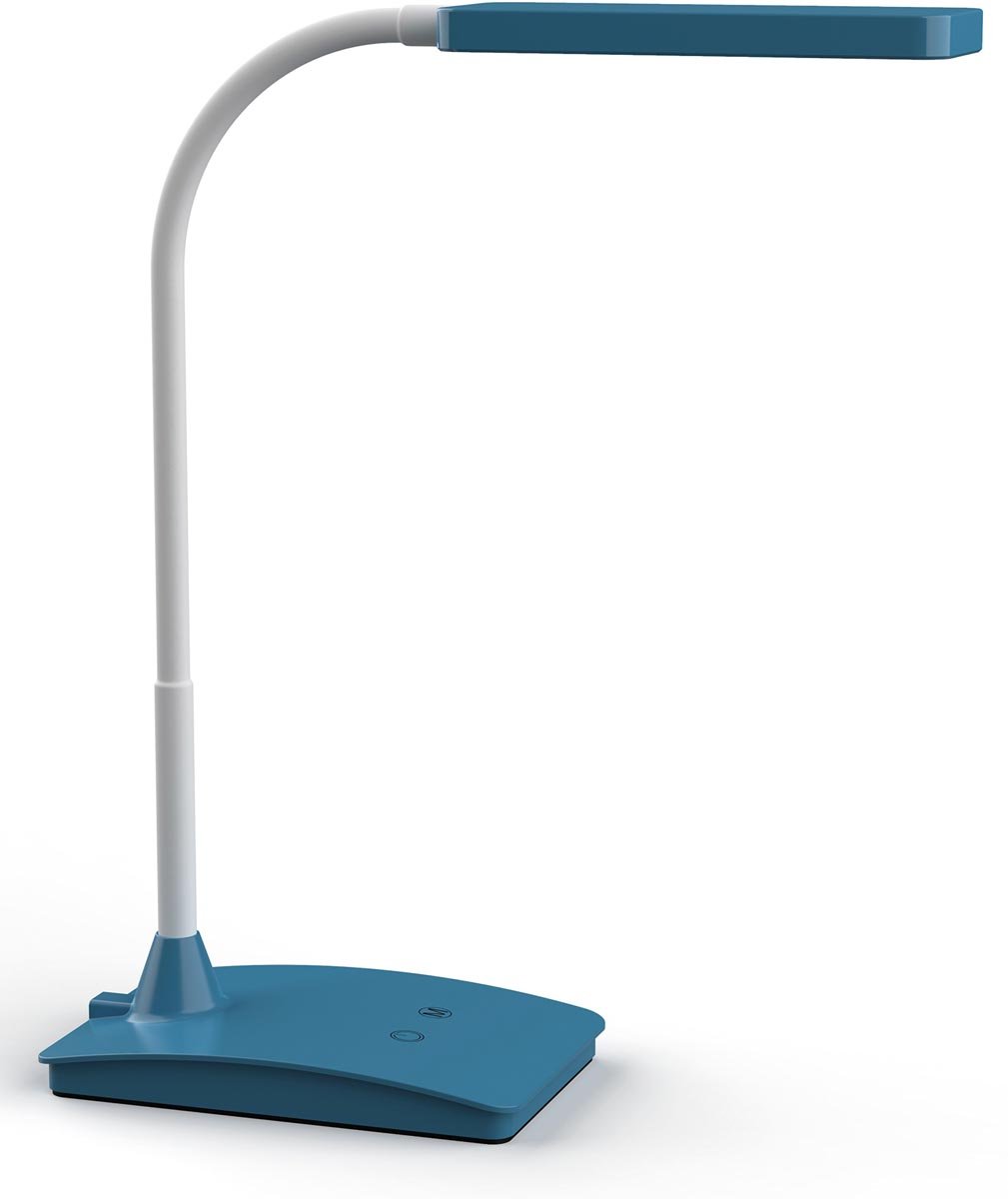 Maul bureaulamp Maulpearly, LED-lamp, blauw