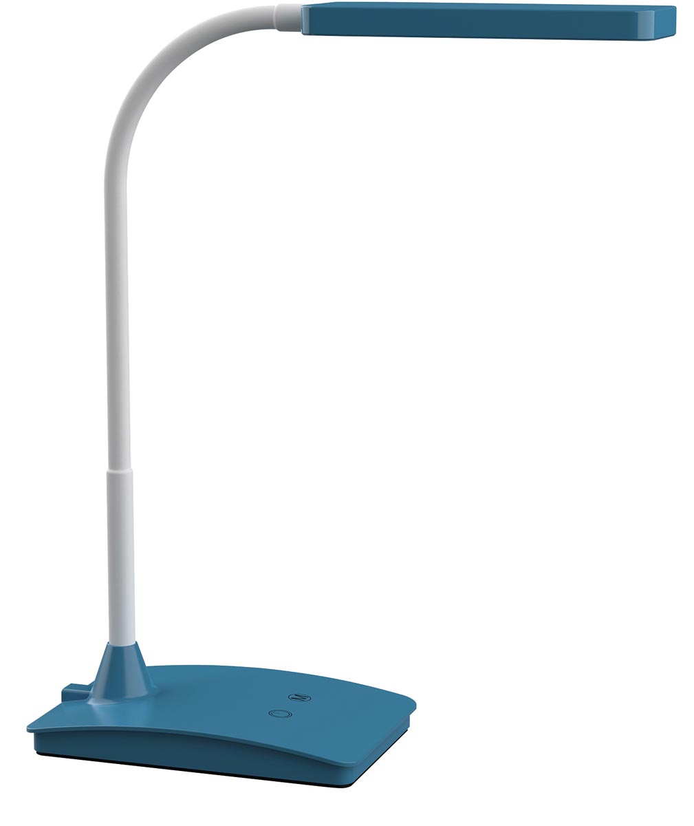 Maul bureaulamp Maulpearly, LED-lamp, blauw Maul bureaulamp Maulpearly, LED-lamp, blauw