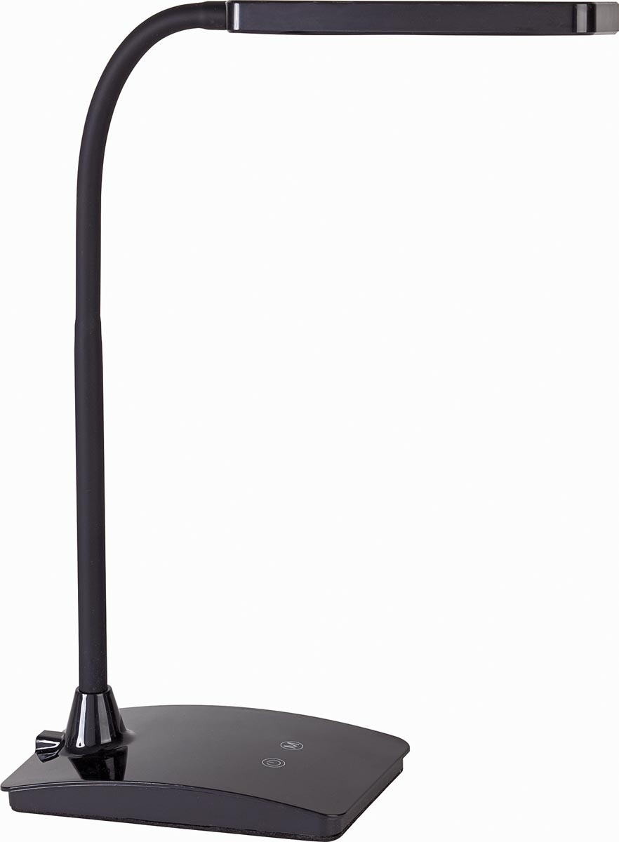 Maul bureaulamp MAULpearly colour vario, LED-lamp,dimbaar, zwart