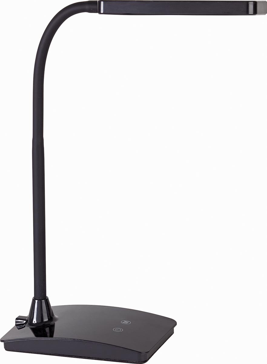 MAULpearly bureaulamp, LED, op voet, color vario, dimbaar, zwart afbeelding