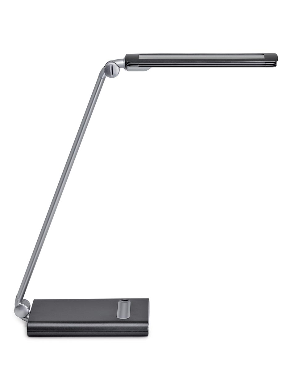 Maul bureaulamp MAULpure, LED-lamp, zilverkleurig