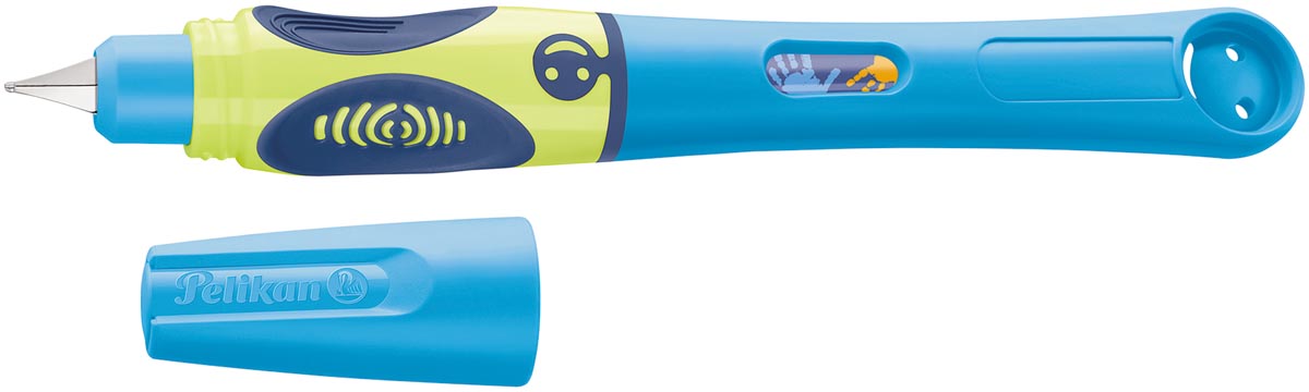 Pelikan Griffix vulpen, op blister, voor linkshandigen, blauw - groen Pelikan Griffix vulpen, op blister, voor linkshandigen, blauw - groen